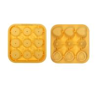 Vaschetta Del Ghiaccio Con Coperchio,9 Scomparti Leggero Antiaderente | Stampo per Cubetti di Ghiaccio,Per Vita Quotidiana Piscina Cucina Picnic Campeggio Bevande Whisky Cocktail Soda Succhi Limonata