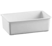 Vaschetta della Giganplast idonea per il trasporto e l'esposizione degli alimenti, Misura/e - cm 30x20 h.10 - 4 Litri