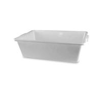 Vaschetta della Giganplast idonea per trasportare o esporre alimenti. Modello Frigor misure 34x24 h.10 cod. 560M4/BI Colore bianco