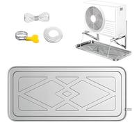 Vaschetta di drenaggio AC in acciaio inossidabile con tubo dell'acqua, previene danni causati dall'acqua, perdite per unità di climatizzazione esterne 850 * 390mm