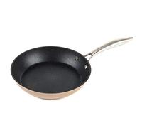 Vaschetta di frittura Salter® BW07843C in alluminio forgiato metallizzato non Stick 24cm, Champagne, rivestimento Megastone non graffiato, lavabile in lavastoviglie, utensile in metallo sicuro