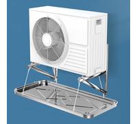 Vaschetta di scarico condensa in acciaio inossidabile per vassoio antigoccia per condizionatore d'aria, finestra esterna universale per finestre AC Raccolta Drenaggio, senza perdite HVAC Drip Drain