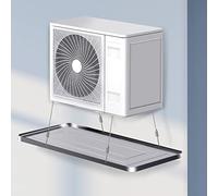 Vaschetta di scarico universale in acciaio inox AC per raccolta dell'acqua condensata, vassoio antigoccia durevole con tubo per condizionatore d'aria all'aperto e unità finestra