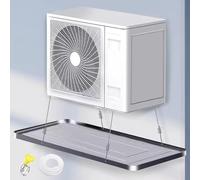 Vaschetta di scarico universale per condizionatore d'aria, vassoio di raccolta dell'acqua in acciaio inox per un efficiente drenaggio della condensa, accessorio essenziale per finestre AC