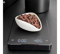 Vaschetta dosatrice per caffè in ceramica con kit di bottiglie spray per riduzione statica - 8 x 3,5 x 10 cm piastra di misurazione per chicchi di caffè monodose compatibile avere a casa per