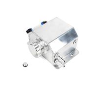 Vaschetta Espansione Universale 1L/2L Alluminio Cattura Olio Può Serbatoio Liquido Raffreddamento Radiatore Troppo Pieno Con Tappo Scarico Sfiato(1LYH-Silver)
