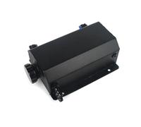 Vaschetta Espansione Universale 1L/2L Alluminio Cattura Olio Può Serbatoio Liquido Raffreddamento Radiatore Troppo Pieno Con Tappo Scarico Sfiato(2LYH-Black)