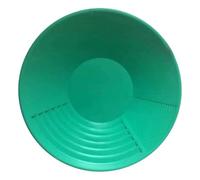 Vaschetta for l'oro - Vaschetta for l'oro portatile da 15 pollici Vaschetta for miniera a doppio riffle grande for il lavaggio del setaccio roccioso for la prospezione dell'oro(Green)