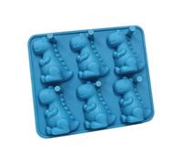 Vaschetta Ghiaccio 6 Scomparti Dinosauro Facile Estrazione | Stampo in silicone per Congelatore da Cubetti di Ghiaccio da Cocktail Whisky Caffè Acqua Succo Casa Cucina Festa Estate