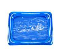 Vaschetta gonfiabile per bagnoschiuma, portatile, design leggero, facile da pulire, ottimo per l'ingresso in piscina, viaggi, bagno, spiaggia, attività all'aperto, relax estivo