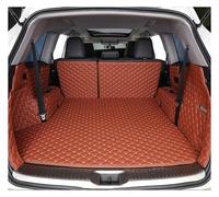 Vaschetta Impermeabile Per Ford Per Explorer 2011-2018 Tappeto Per Vano Carico Interni Copertura Per Bagagliaio Laterale Alto Tappeto Bagagliaio Auto(Brown Full Set)