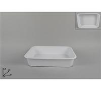 VASCHETTA IN PLASTICA RETTANGOLARE 30X22X6,5 CM