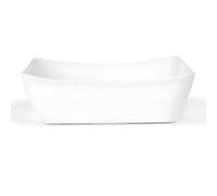 Vaschetta Melamina Rettangolare Bianca 32x26x9h cm - Le Nouveau Coq