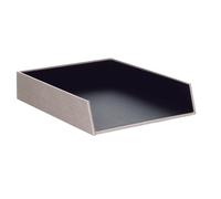 Rössler Papier 1335452490 - Vaschetta porta corrispondenza S.O.H.O. per A4, impilabile, dimensioni circa 32 x 26 x 6 cm, colore: Talpa, 1 pezzo