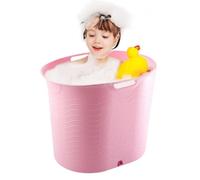 Vaschetta per bambini per doccia, vasca per baby shower - Vaschetta da bagno comfort resistente alle alte temperature con drenaggio - Secchio da bagno per bambini, viaggio in famiglia, vasca per baby