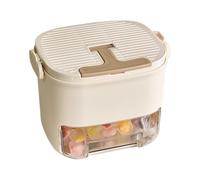 Vaschetta per con coperchio, vassoio per | Vassoio per freezer stampo | Contenitore a forma di cassetto, manico invisibile, capacità di preparazione della cucina per la casa all'aperto