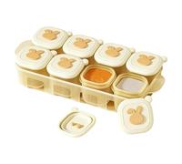 Vaschetta Per Cubetti Di Cibo Surgelato Con Coperchio,Contenitore Brodo Bambini - Vassoio Congelatore Purea Bimbi,Per Genitori, Madri, Babysitter, Latte Materno, Casa, Cucina E Sala Da Pranzo