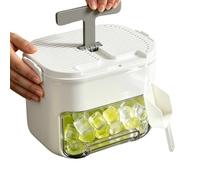 Vaschetta per cubetti di ghiaccio con coperchio, riutilizzabile, per acqua