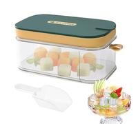 Vaschetta per ghiaccio con coperchio, facile da aprire, con coperchio a | Grande capacità congelatore cubo vassoio di ghiaccio per cocktail vino birra Bourbon caffè refrigerante bevanda succo