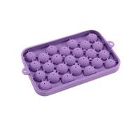 Vaschetta per Ghiaccio da Congelatore 25 Cavità con Coperchio Rimovibile | Vaschetta in Silicone per Sfere di Ghiaccio per Whisky Bourbon Raffreddare Vino Gite in Camper e Picnic a Casa o