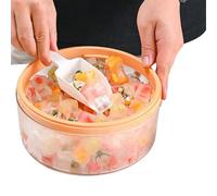 Vaschetta per ghiaccio da freezer,Contenitore a scatola impilabile antiaderente - Contenitore per Succo e Caffè,Per Cocktail, Whiskey, Caffè, Preparazione Pasti in Frigo