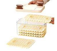 Vaschetta Per Ghiaccio,Set Di 5 Pezzi Vaschette Impilabili Riutilizzabili Con Contenitore - stampo per cubetti da cocktail a 77 scomparti | da congelatore per raffreddare bevande cocktail whiskey e pa