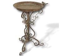 Vaschetta per gli uccelli bacino giardino uccello ferro 75cm