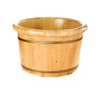 Vaschetta per i piedi, Secchio per vasca per pediluvio, Massaggio, Spa, Sauna, Ammollo, Secchio per pediluvio in legno Spa per pediluvi Lavabo per uso domestico Presente