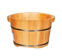 Vaschetta per i piedi, Secchio per vasca per pediluvio, Massaggio, Spa, Sauna, Ammollo, Secchio per pediluvio in legno Spa per pediluvi Lavabo per uso domestico Presente