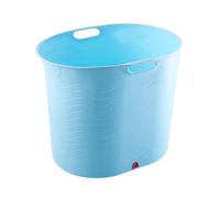 Vaschetta per il bagnetto, vaschetta per la doccia - Vasca da bagno portatile sicura per bambini resistente alle alte temperature con fondo di drenaggio,Vasca da bagno portatile sicura da viaggio Gran