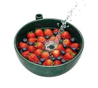 Vaschetta per il lavaggio della frutta automatica - Bacino automatico ad azione a con fori di scarico integrati. Progettato per pulire delicatamente prodotti delicati come more, fragole, uva e