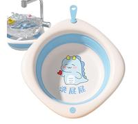Vaschetta per il lavaggio pieghevole, contenitori per la casa aperti | Lavabo Robusta vasca da bagno,Ciotola per lavabo da bagno con design a cordino per il lavaggio quotidiano del viso e delle mani