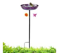Vaschetta per in metallo - Mangiatoia per esterni Giardino Terrazza Patio Cortile Waterer Bluebird Decor Ferro Osservazione di selvatici Amanti della natura Ornitologia all'aperto