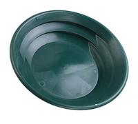 Vaschetta per Panning Oro 380 mm, Strumento Manuale in ABS Verde con Scanalatura a 180°, Ideale per Principianti nell'Estrazione dell'Oro, Facile da Usare