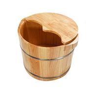 Vaschetta per pediluvi in legno massello Vaschetta per pediluvi Bacino per pediluvi in legno, Botte per pediluvio in legno massello, Vasca per pediluvi in legno con sorgenti termali, L