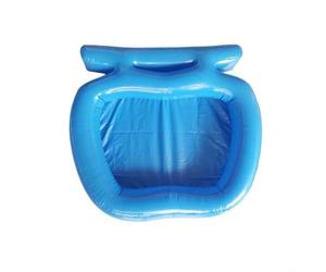 Vaschetta per pediluvio gonfiabile per pediluvio, portatile, per un ambiente di nuoto più pulito, design facile da pulire, materiale in PVC adatto per piscine a terra e fuori terra
