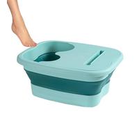 Vaschetta Per Pediluvio Pieghevole - Bacinella Per Pedicure Da 16 Pollici | Vasca Da Bagno Portatile In PP Con Coperchio - Secchio Spa Pieghevole Per Il Relax Domestico, Recupero Post Allenamento, Via