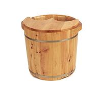 Vaschetta per piedi in legno massello Vaschetta per piedi Vaschetta per piedi in legno Vaschetta per piedi in legno massello, Barile per pediluvio in cedro, Ciotola per pedicure Barili per p
