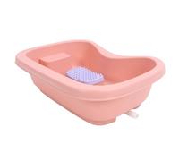 Vaschetta per Shampoo Accanto Al Letto, Sicura, Bacinella Antiscivolo per Lavare i Capelli Accanto Al Letto, Senza Pressione, Ergonomica per la Cura delle Persone Allettate (Rosa)