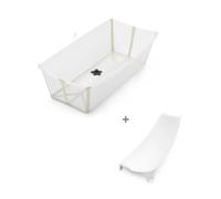 Vaschetta pieghevole Flexi Bath® x-large con supporto per neonati - sandy beige - Stokke®