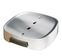 Vaschetta Plastica, Vaschetta in Plastica, Dotato di Contenitore per L'acqua E Ruote Universali, Facile Drenaggio(White,28x28cm/11x11in)