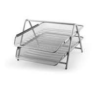 Vaschetta Portacorrispondenza in Rete Metallica Lebez - 80442S (Argento)