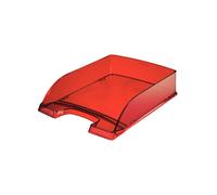 Vaschetta portacorrispondenza Leitz Plus Standard - 25,5 x 7 x 36 cm - rosso tra