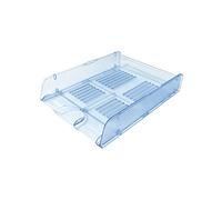 Vaschetta portacorrispondenza TR25310 - 26 x 34 x 6 cm - azzurro trasparente - A