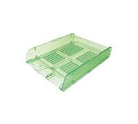 Vaschetta portacorrispondenza TR25310 - 26 x 34 x 6 cm - verde trasparente - Ard