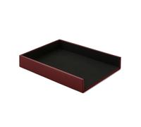 Vaschetta Portadocumenti Atena - Vera Pelle Rosso Bordeaux - Eglooh