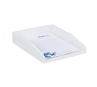 Vaschetta portadocumenti bianca Vassoio organizer Porta lettere bianco 700 g