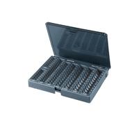 Vaschetta portamonete Aroka con coperchio - 23x19x7 cm - grigio - Metalplus