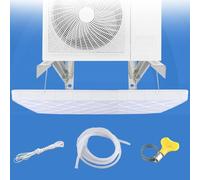 Vaschetta Raccogli Acqua Condizionatore con Tubo di Scarico, Bacinella di Scarico Condensa per unità Esterna, Vaschetta per Condensa Condizionatore(1-2P-200cm Hose)