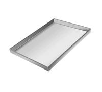 Vaschetta Raccogligocce In Acciaio Inox 1,0 Mm, Vaschetta Raccogli Condensa 304, Antiruggine, Vaschetta Raccogligocce In Metallo For Climatizzatori, Vaschette Lavatrice(50 * 50 * 5cm)